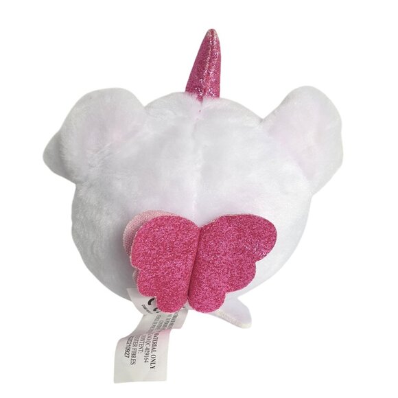 Rainbocorns Puppycorn Plush White Pink Unicorn Glitter Accents & Wings CHIHUAHUA - Picture 4 of 6